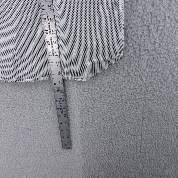 Hollister Mens Small Epic Flex Slim Fit Button Down Short Sleeve Geometric Shirt - Picture 4 of 6